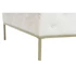Kép 6/7 - Kispad poliészter, fém 100x100x45 cm fehér, arany