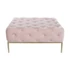Kép 6/6 - Kispad poliészter, fém 100x100x45 cm pink, arany