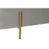 Kép 5/8 - Kispad poliészter, fém 108x42x45 cm szürke, arany