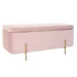 Kép 2/6 - Kispad poliészter, fém 110x44x44 cm pink, arany