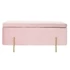 Kép 6/6 - Kispad poliészter, fém 110x44x44 cm pink, arany