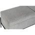 Kép 3/8 - Kispad poliészter, fém 123x40x43 cm szürke, fekete