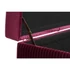 Kép 8/9 - Kispad szett poliészter, fém 110x42x44 cm gesztenye, arany S/3