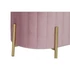 Kép 5/5 - Kispad szett poliészter, fém 123x50x45 cm pink, arany S/2