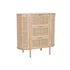 Kép 2/7 - Komód gumifa, rattan 80x39x80 cm natúr