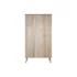 Kép 8/8 - Könyvespolc császárfa, mdf 100x39x180 cm világosbarna