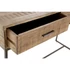 Kép 4/7 - Konzol akácfa, fém 120x40x81 cm barna, fekete