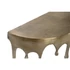 Kép 3/8 - Konzol alumínium 90x34x75 cm bronz