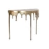 Kép 6/8 - Konzol alumínium 90x34x75 cm bronz