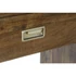 Kép 5/7 - Konzol asztal akácfa 110x27,5x76 cm barna, arany