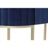 Kép 4/7 - Konzol asztal bársony, poliuretán, fém 100x40x76 cm színes
