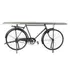 Kép 8/8 - Konzol asztal bicikli fém, mangófa 193x50x90 cm színes