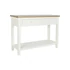Kép 2/8 - Konzol asztal császárfa 105x38x68 cm bézs, natúr