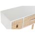 Kép 3/6 - Konzol asztal császárfa 80x32x80 cm natúr, fehér