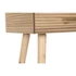 Kép 6/9 - Konzol asztal császárfa, mdf 100x40x76 cm világosbarna, arany