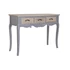 Kép 2/8 - Konzol asztal császárfa, mdf 109,5x39x78,5 cm szürke, natúr
