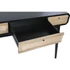 Kép 7/8 - Konzol asztal fa 110x40x80 cm fekete