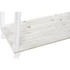 Kép 4/8 - Konzol asztal fa 81x36x85 cm fehér