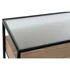 Kép 3/6 - Konzol asztal fa, fém 100x38x80 cm natúr, fekete