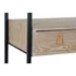 Kép 4/6 - Konzol asztal fa, fém 100x38x80 cm natúr, fekete