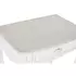 Kép 3/6 - Konzol asztal fa, mdf 60x40x72,5 cm fehér