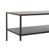 Kép 4/5 - Konzol asztal fém 100x36x90 cm fekete