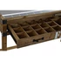 Kép 6/9 - Konzol asztal fém, császárfa 120x47x82,5 cm színes