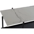 Kép 3/7 - Konzol asztal fém, márvány 120x40x80 cm fekete, fehér