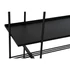 Kép 5/7 - Konzol asztal fém, márvány 120x40x80 cm fekete, fehér