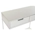 Kép 3/6 - Konzol asztal fém, mdf 80x35x81 cm fehér