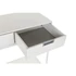 Kép 4/6 - Konzol asztal fém, mdf 80x35x81 cm fehér