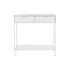 Kép 6/6 - Konzol asztal fém, mdf 80x35x81 cm fehér