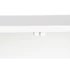 Kép 8/9 - Konzol asztal fém, üveg 120x35x80 cm fehér
