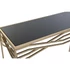 Kép 3/6 - Konzol asztal fém, üveg 120x40x80 cm arany, fekete