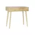 Kép 2/7 - Konzol asztal gumifa, mdf 80x30x74 cm natúr