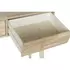 Kép 5/7 - Konzol asztal gumifa, mdf 80x30x74 cm natúr