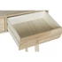 Kép 5/7 - Konzol asztal gumifa, mdf 80x30x74 cm natúr