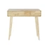 Kép 6/7 - Konzol asztal gumifa, mdf 80x30x74 cm natúr