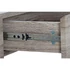 Kép 6/8 - Konzol asztal hőállóüveg, mdf 110x40x75 cm natúr, átlátszó