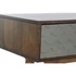 Kép 4/7 - Konzol asztal hullámos mangófa 120x45x75 cm szürke