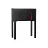 Kép 2/7 - Konzol asztal keleti lucfenyő, mdf 63x26x83 cm fekete, piros
