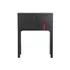 Kép 7/7 - Konzol asztal keleti lucfenyő, mdf 63x26x83 cm fekete, piros