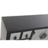 Kép 3/8 - Konzol asztal keleti lucfenyő, mdf 95x24x79 cm fekete, ezüst