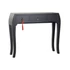 Kép 2/7 - Konzol asztal keleti lucfenyő, mdf 96x26x80 cm fekete, piros