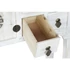 Kép 7/10 - Konzol asztal keleti lucfenyő, mdf 98x26x80 cm fehér, natúr