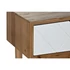 Kép 4/7 - Konzol asztal lucfenyő 112x38x75 cm barna, fehér