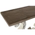 Kép 3/7 - Konzol asztal lucfenyő 120x36x92 cm fehér, barna
