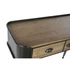 Kép 3/7 - Konzol asztal lucfenyő, fém 103x38x82,5 cm natúr, szürke