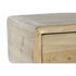 Kép 4/7 - Konzol asztal lucfenyő, fém 114x39,5x75 cm barna, fekete