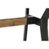 Kép 4/6 - Konzol asztal lucfenyő, fém 120x40x81 cm natúr, fekete